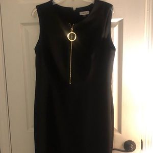 Calvin KleinZipper  front sheath dress